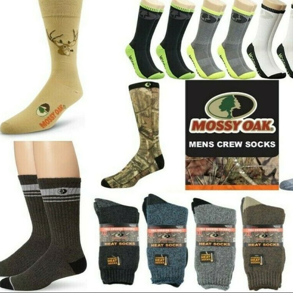 Men's Mossy Oak Heavy Duty Long Socks